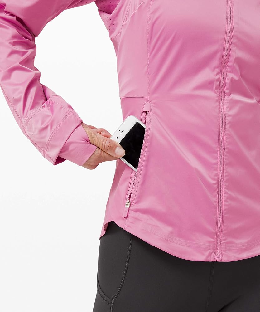 Lululemon Goal Smasher Jacket (Magenta Glow, Size 4